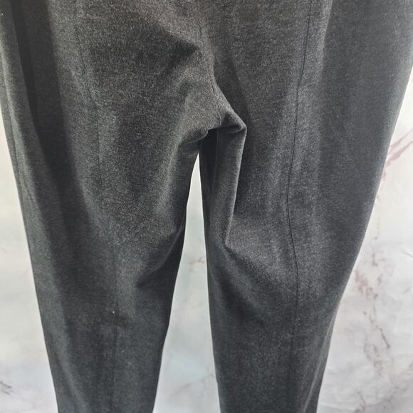 J Jill Pants Womens Medium Gray Pull On High Rise Ponte Slim Leg Heathered - Picture 7 of 11
